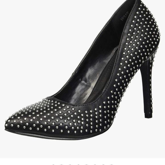 Silver Studded Macy's Pumps-like new - Picture 1 of 7